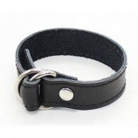 Πλήρως Ρυθμιζόμενο Δερμάτινο Δαχτυλίδι Πέους