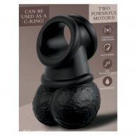 Ρεαλιστικοί όρχεις με δόνηση στο ντίλντο σου King Cock Elite The