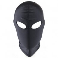 Naughty Toys Black Three Holes Bondage Hood LARGE