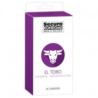 Secura El Toro 24 Προφυλακτικά με Δακτυλίδι για πιο Ισχυρή Στύση