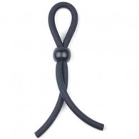 Adjustable elastic cock ring BLACK