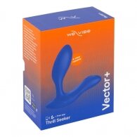 We Vibe Vector+ Anal Vibrator with Perineum Stimulator Blue