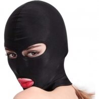 Black Hood with Open Mouth and Eyes SMALL SIZE