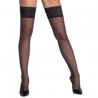 Cottelli Classy Elegant Hold-up stockings with 8 cm