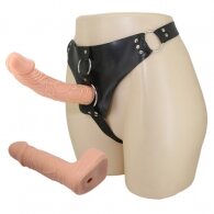 Baile Jessica Harness strap-on set with two dildo options