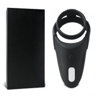 Cock and Ball Ring with Rechargeable perineum vibrator