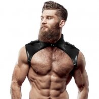 Brigade Man leather chest harness