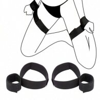 NAUGHTY TOYS Thigh and Wrist Cuffs Set