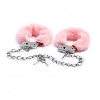Naughty Toys Velveteen Fur-lined Metal Ankle Cuffs