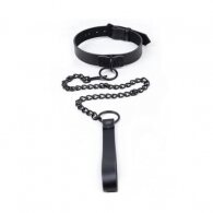 Naughty Toys Dark Collar with Leash