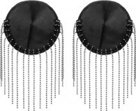 Obsessive Milladis καλύμματα θηλών με ασημένιες χάντρες O/S