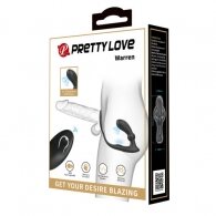 PRETTY LOVE WARREN R-C vibrating pulsating plug with ring