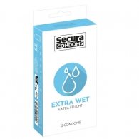 Secura Condoms Extra Wet pack of 12