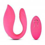 Remote Control 10-Speed Pink Color Rechargeable Silicone Vibrato
