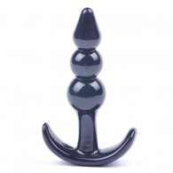 Oh Pleasure Anal Plug with Beads in Black Color