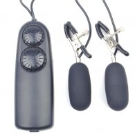 Multi-Speed Black Nipple Vibrators