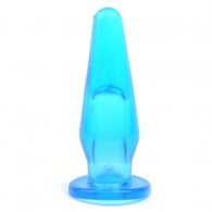 Blue Mini Pllug with Finger Hole