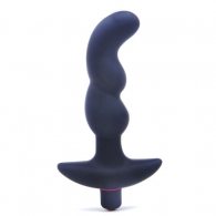 Black Silicone Beaded G-Spot Vibrator