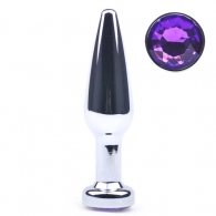 LONGER PurpleMetallic Butt Plug (Type III)