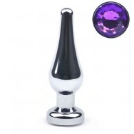 LONGER Purple Metallic Butt Plug (Type IV)