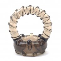 Clear Black Cock Ring