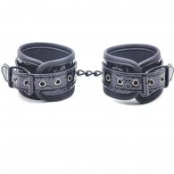 Black Color Embossed Handcuffs