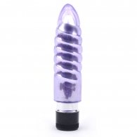 Multiple-Speed Purple Color Classic Vibrator with TPE Sleeve