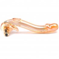 Dragon Golden Glass Vibrator