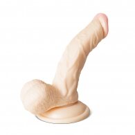 6.5 Inches Flesh Color Realistic Dildo with Balls