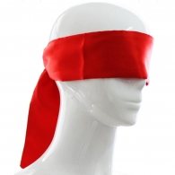 Red Color Silky Mask