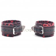 Red Leopard Handcuffs
