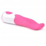 12-Speed Pink Color Silicone Tongue Vibrator 16.5 CM