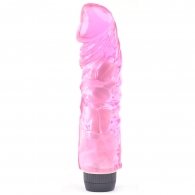 8.7'' Clear Pink Fat Realistic Penis Vibrator