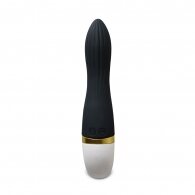 12-Speed Black Color Rechargeable Silicone Vibrator