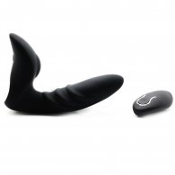 Rechargeable Black Silicone Prostate Massager 14 CM