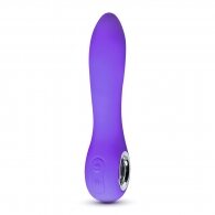 Purple Rechargeable Silicone Vibrator 19.5 cm