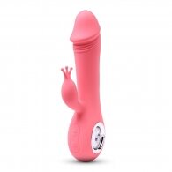 Pink Rechargeable Silicone Rabbit 19.5 cm