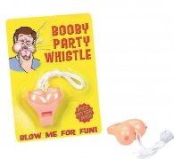 Plastic Boobie Party Whistle