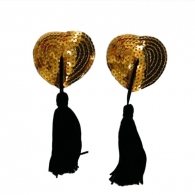 Gold Nipple cover with tussock