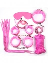 Pink Leather Bondage Adult Sexy Toys