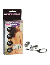 Seven Creations Heavy Metal Πρωκτικές Μπίλιες  Ασημί χρώμα 35cm