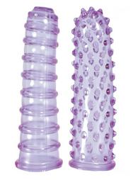LUST FINGERS SOFT + BUMPY PURPLE 8 cm