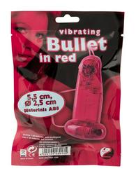 Vibrating Bullet red 5,5 εκ