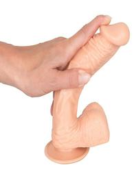 You2Toys European Lover Medium Dong with Balls 20cm Flesh