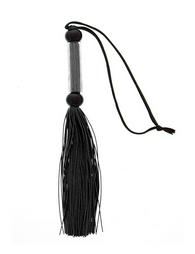 Guilty Pleasure Silicone Flogger Whip Black