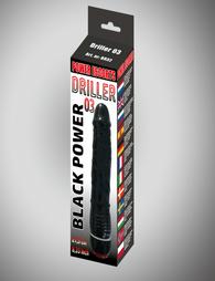 Driller 03 black 21,5 cm realistic vibrating