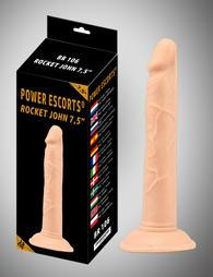 Rocket john 7,5 inch flesh realistic dildo