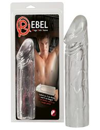 You2Toys Rebel Mega Dick Sleeve 19cm Transparent