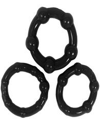 Beaded cockring 3 pack