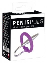 You2Toys Penis Plug with a Silicone Glans Ring 4.5cm